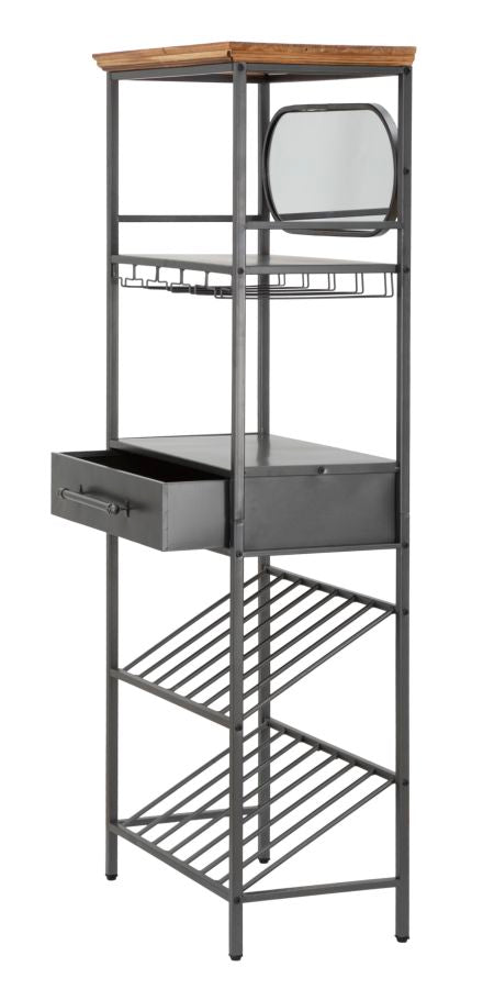 Mauro Ferretti Mobile Portabottiglie Industry 68 x 37 x 165 cm