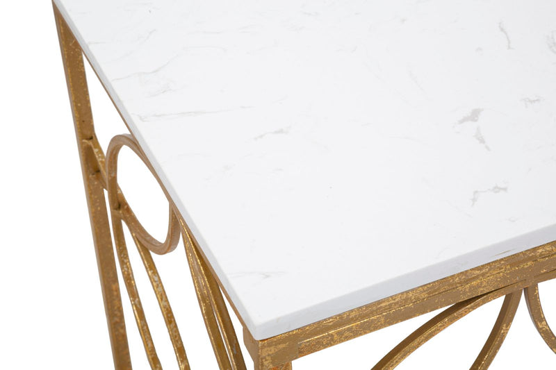 Mauro Ferretti Console Star Marble 120 x 40 x 80 cm