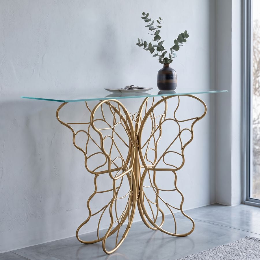Mauro Ferretti Console Butterfly 110 x 40 x 76 cm