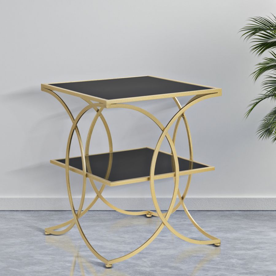 Mauro Ferretti Tavolinetto Double 45 x 45 x 55 cm