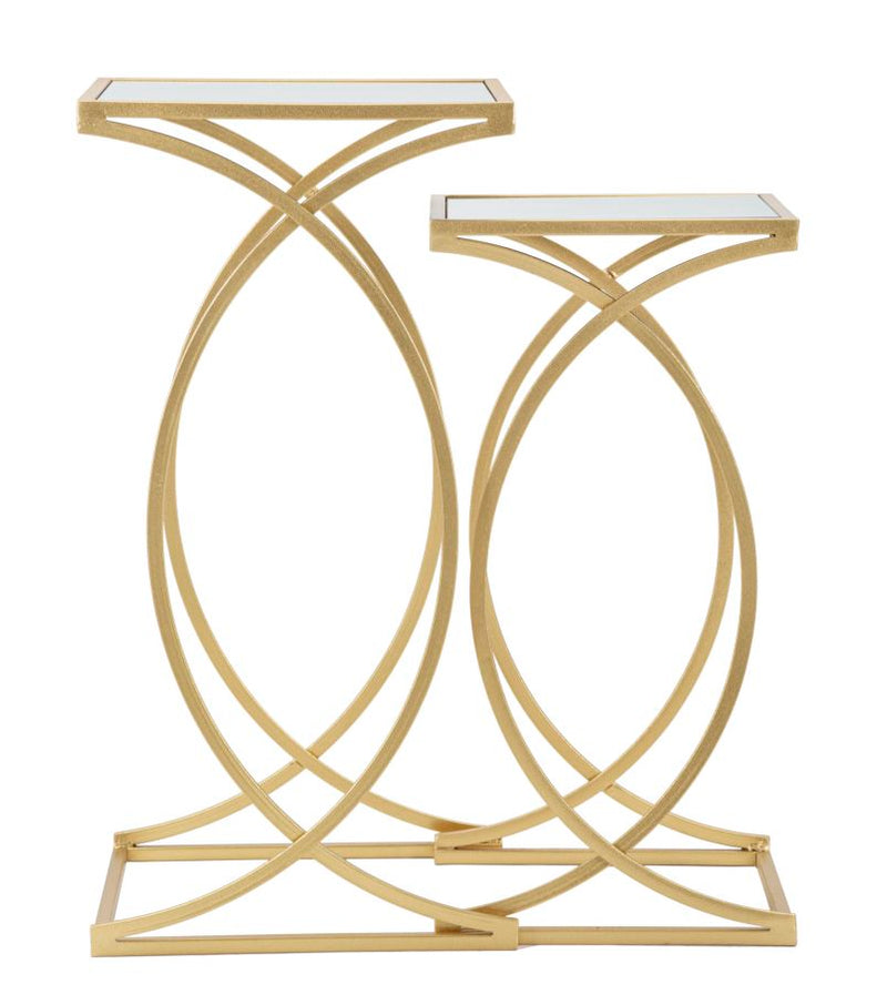 Mauro Ferretti Portatelefono Simply Coppia 35 x 35 x 70-30 x 30 x 60 cm