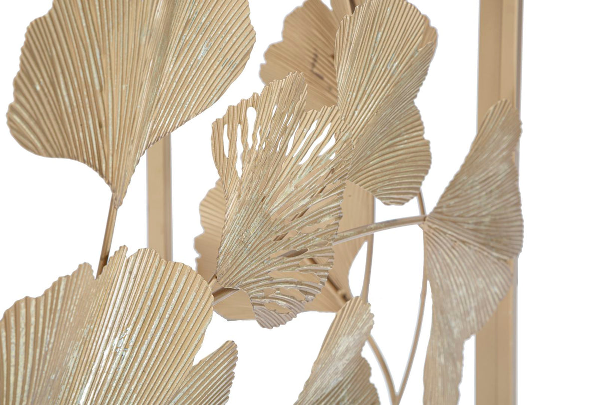 Mauro Ferretti Console in Ferro Leaf 108 x 36,5 x 80 cm