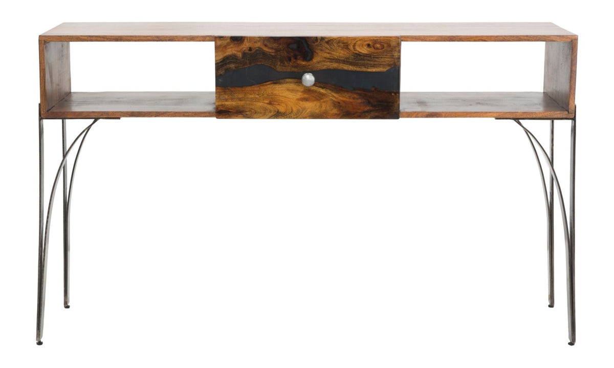 Mauro Ferretti Console Mustang 130 x 40 x 80 cm (legno di Acacia Nilotica)