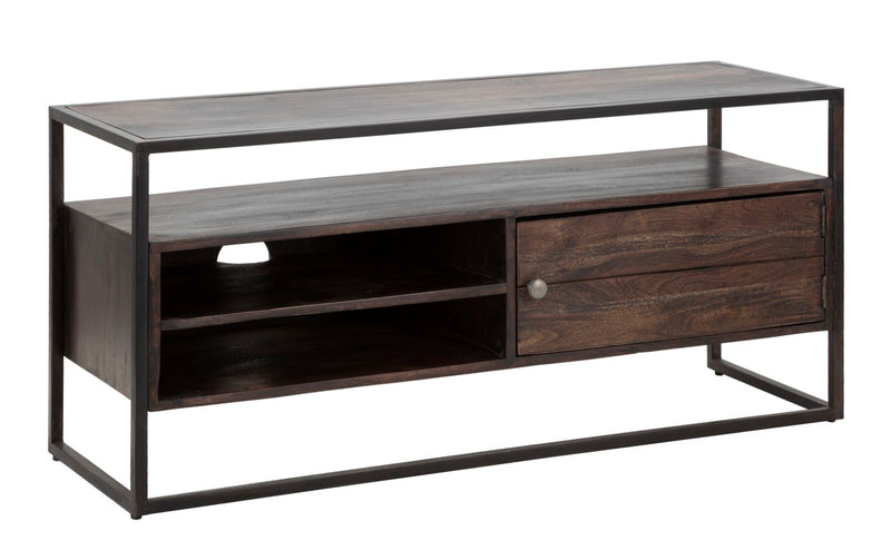 Mauro Ferretti Porta TV Burn 120 x 40 x 55 cm (legno di Acacia Nilotica)