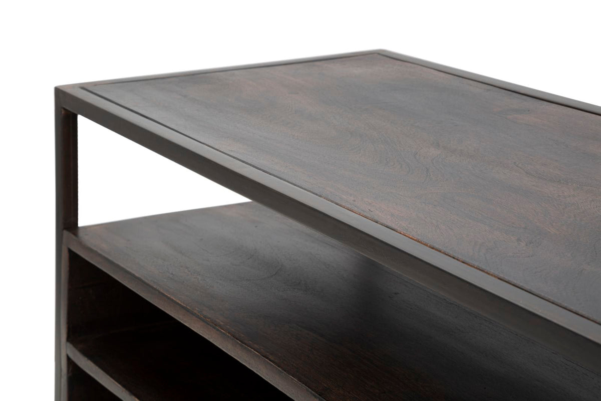 Mauro Ferretti Porta TV Burn 120 x 40 x 55 cm (legno di Acacia Nilotica)