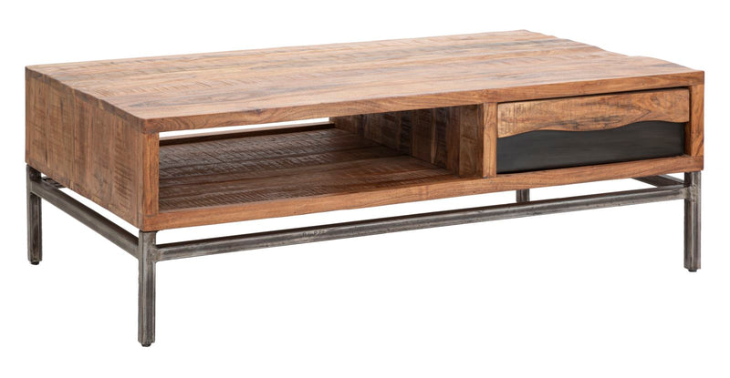 Mauro Ferretti Tavolo da Caffè Yellowstone 118 x 70 x 40 cm (legno di Acacia Nilotica)