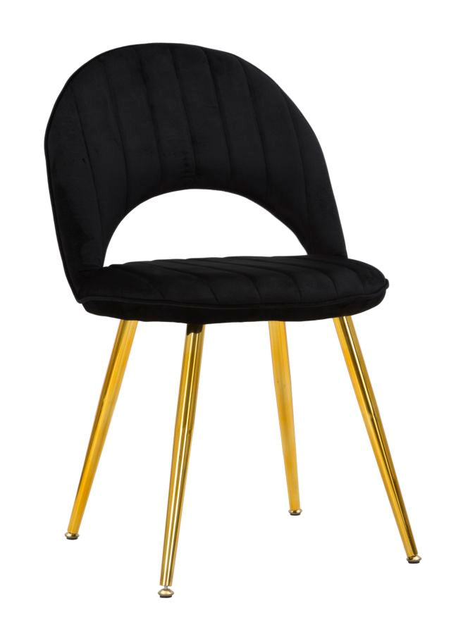 Mauro Ferretti Sedia Flex Nera 52 x 48 x 78 Set 2 pz cm