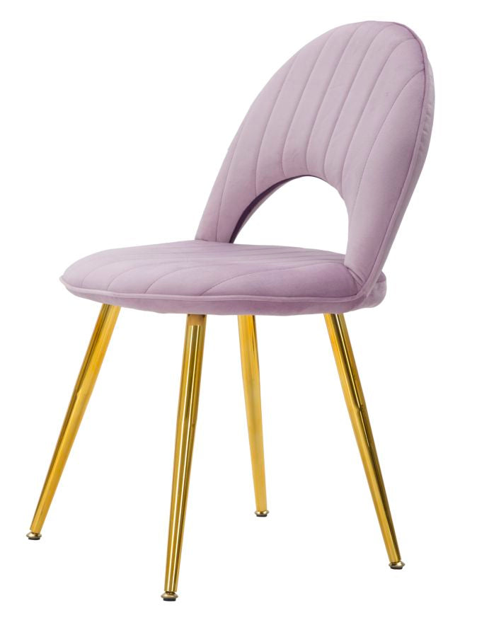 Mauro Ferretti Sedia Flex Rosa 52 x 48 x 78 Set 2 pz cm