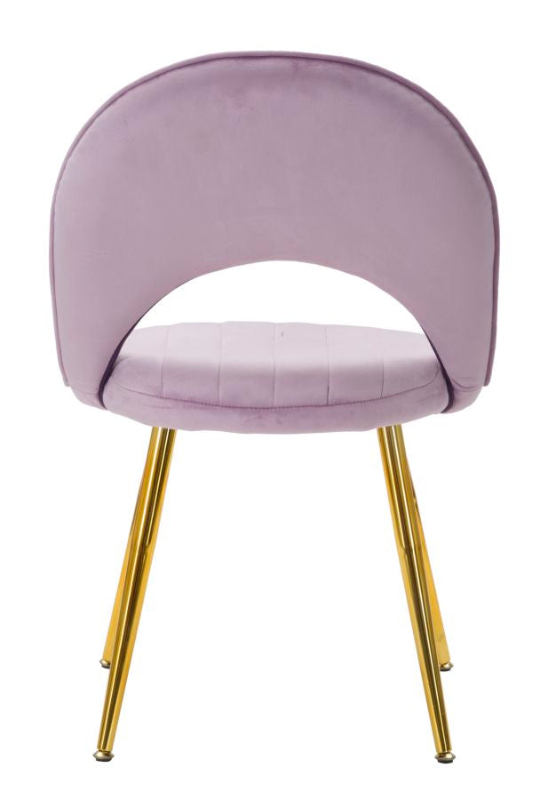 Mauro Ferretti Sedia Flex Rosa 52 x 48 x 78 Set 2 pz cm