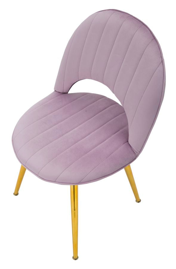 Mauro Ferretti Sedia Flex Rosa 52 x 48 x 78 Set 2 pz cm