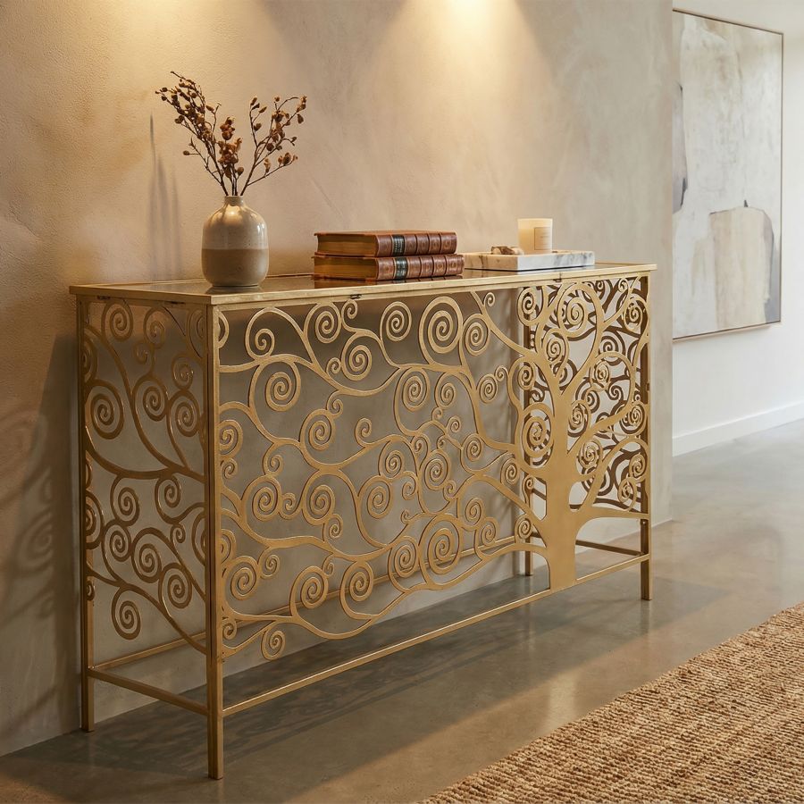 Mauro Ferretti Console Albero della Vita 141,5 x 40,5 x 81,5 cm
