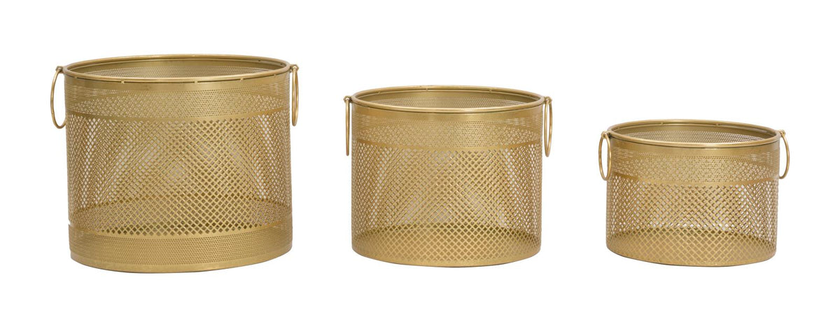 Mauro Ferretti Portavasi Cage Tris Ø 40 x 34-35 x 28-30 x 22 cm