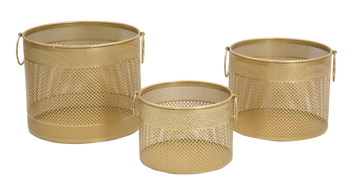 Mauro Ferretti Portavasi Cage Tris Ø 40 x 34-35 x 28-30 x 22 cm