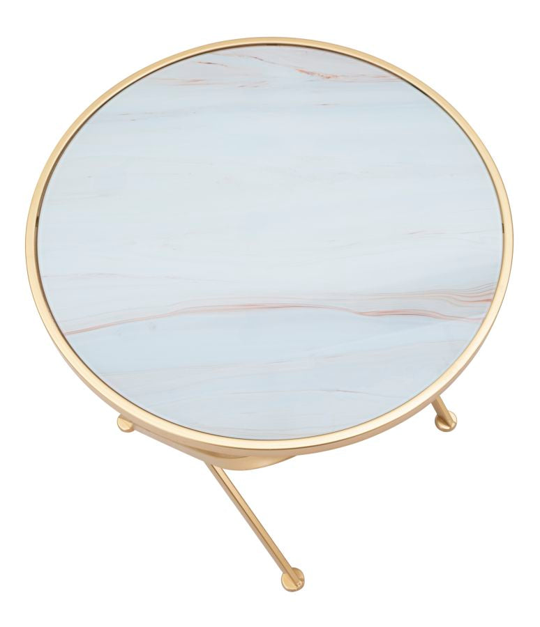 Mauro Ferretti Tavolinetto Glam Mat Ø 50,5 x 50 cm