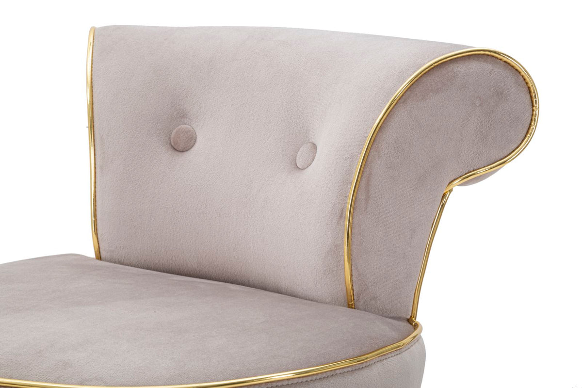 Mauro Ferretti Sgabello Bar Luxy Grigio 46 x 48 x 96 cm (altezza Seduta 75)
