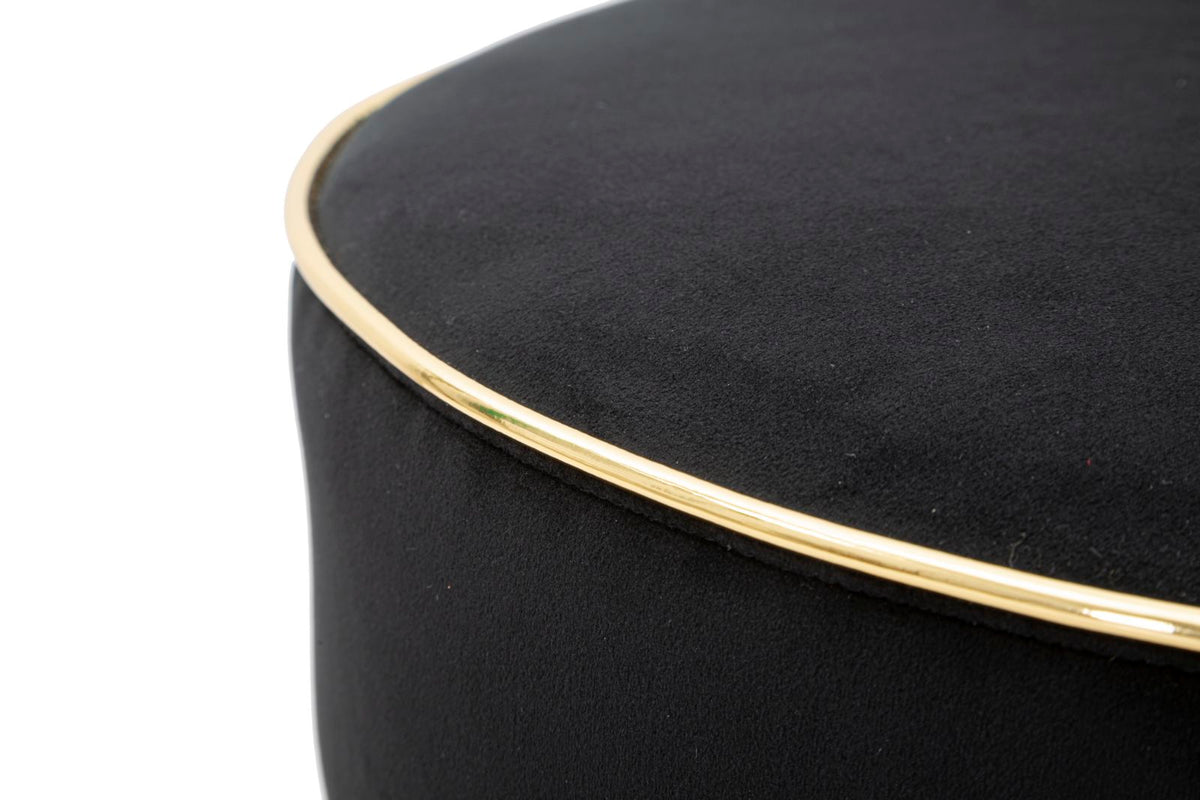 Mauro Ferretti Sgabello Bar Luxy Nero 46 x 48 x 96 cm (altezza Seduta 75)