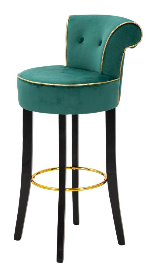 Mauro Ferretti Sgabello Bar Luxy Verde 46 x 48 x 96 cm (altezza Seduta 75)