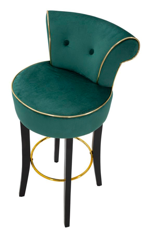 Mauro Ferretti Sgabello Bar Luxy Verde 46 x 48 x 96 cm (altezza Seduta 75)