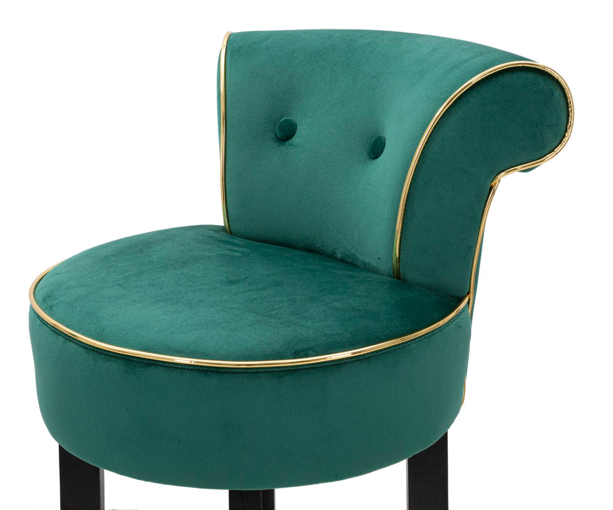 Mauro Ferretti Sgabello Bar Luxy Verde 46 x 48 x 96 cm (altezza Seduta 75)