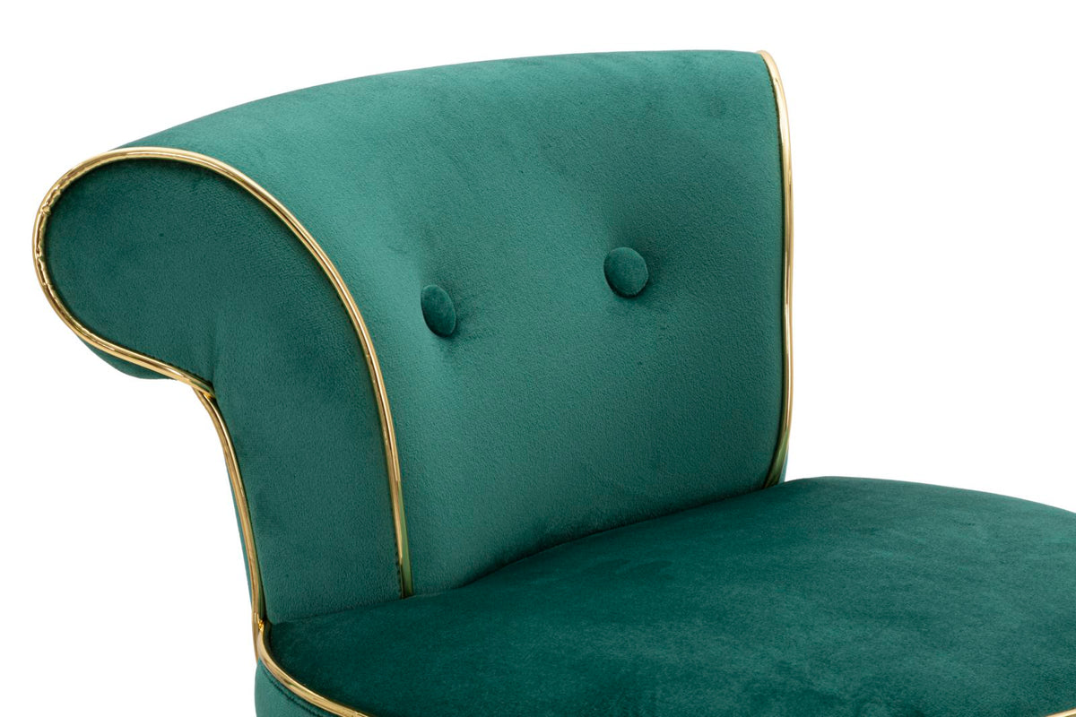 Mauro Ferretti Sgabello Bar Luxy Verde 46 x 48 x 96 cm (altezza Seduta 75)