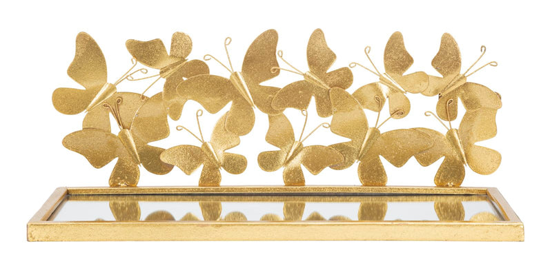 Mauro Ferretti Comodino Mensola Butterflies Coppia 43 x 19,2 x 16,5 cm