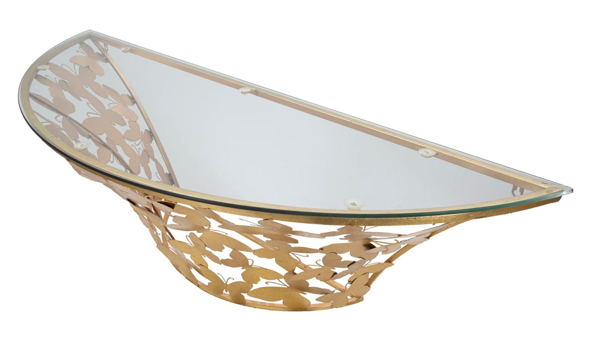 Mauro Ferretti Console Sospesa Butterflies 120 x 40,5 x 37,2 cm