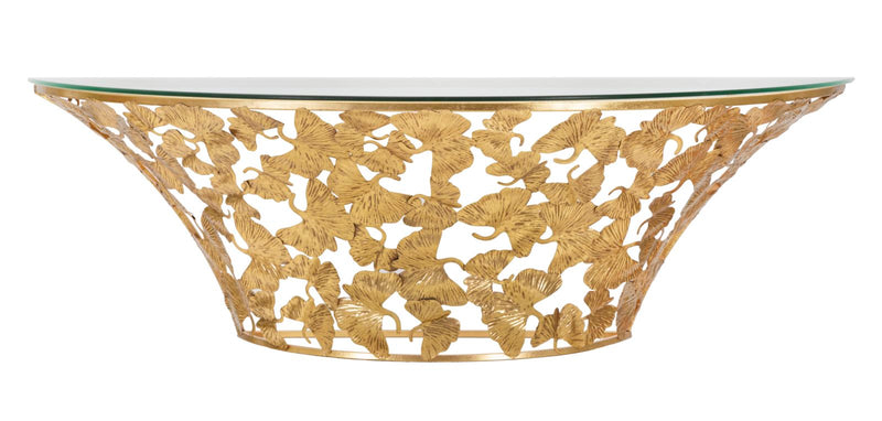 Mauro Ferretti Console Sospesa Foglie 120 x 40,5 x 37,2 cm