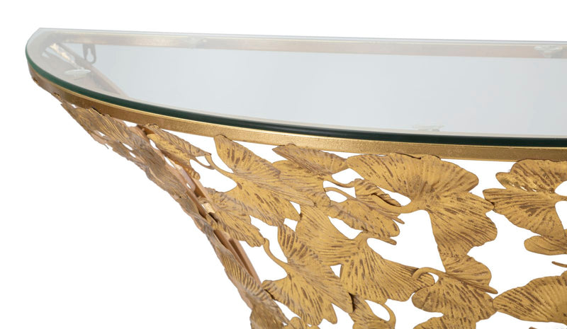 Mauro Ferretti Console Sospesa Foglie 120 x 40,5 x 37,2 cm