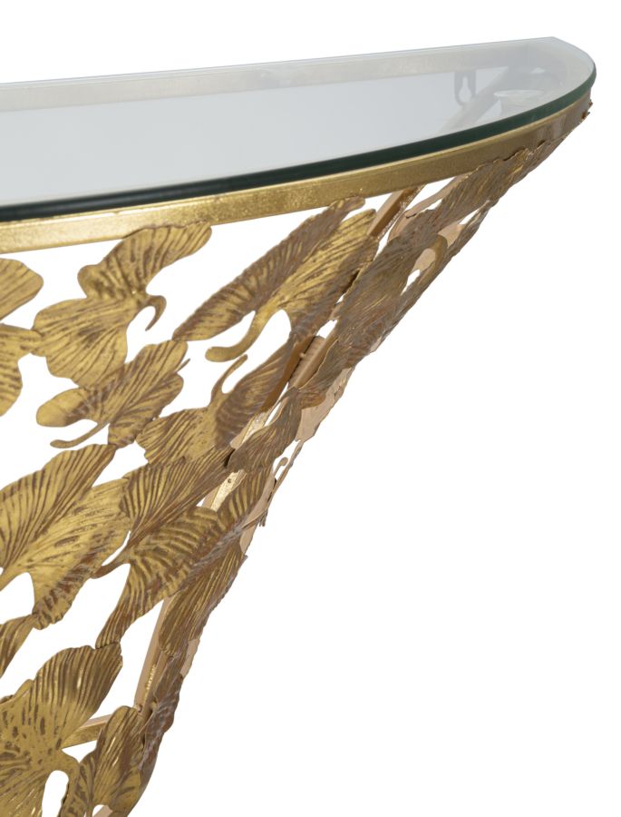 Mauro Ferretti Console Sospesa Foglie 120 x 40,5 x 37,2 cm