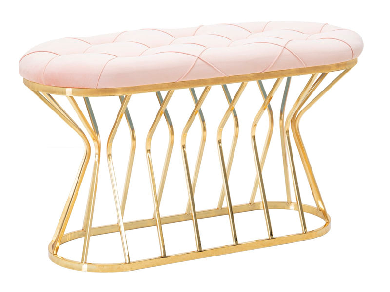 Mauro Ferretti Panca Zig Rosa 91 x 38 x 52 cm