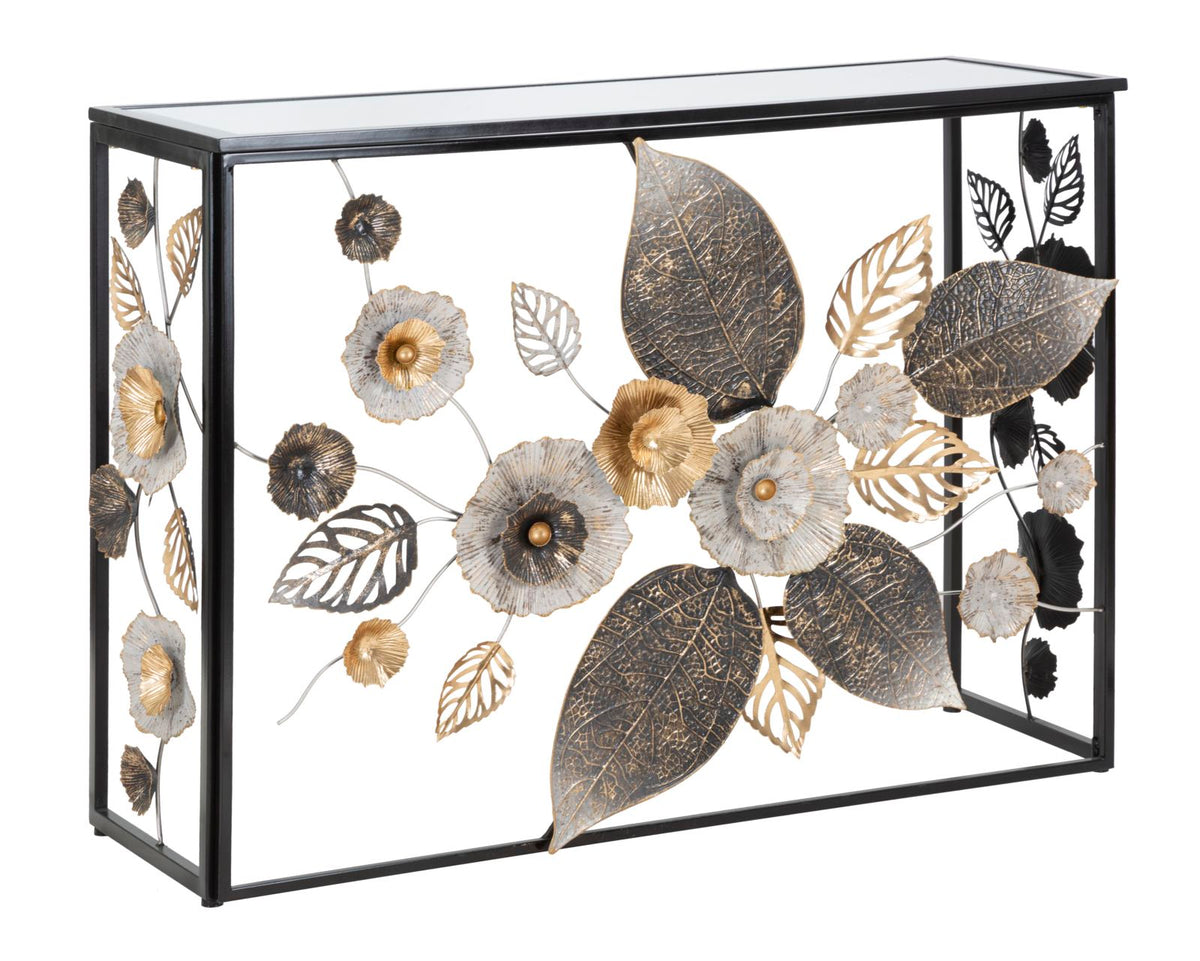 Mauro Ferretti Console Glam Dark 112 x 42 x 80 cm