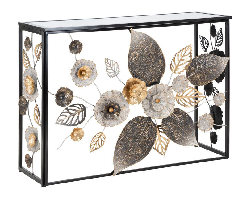 Mauro Ferretti Console Glam Dark 112 x 42 x 80 cm