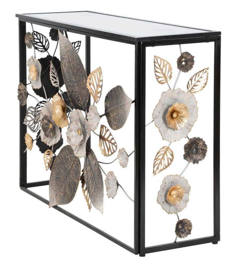 Mauro Ferretti Console Glam Dark 112 x 42 x 80 cm