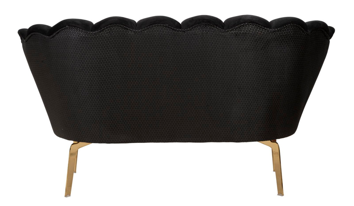 Mauro Ferretti Divano Vienna Plus Nero 136 x 76 x 78 cm
