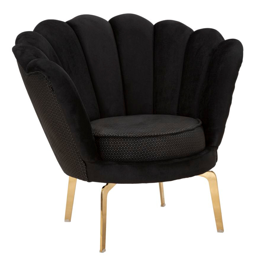Mauro Ferretti Poltrona Vienna Plus Nera 83 x 76 x 78 cm