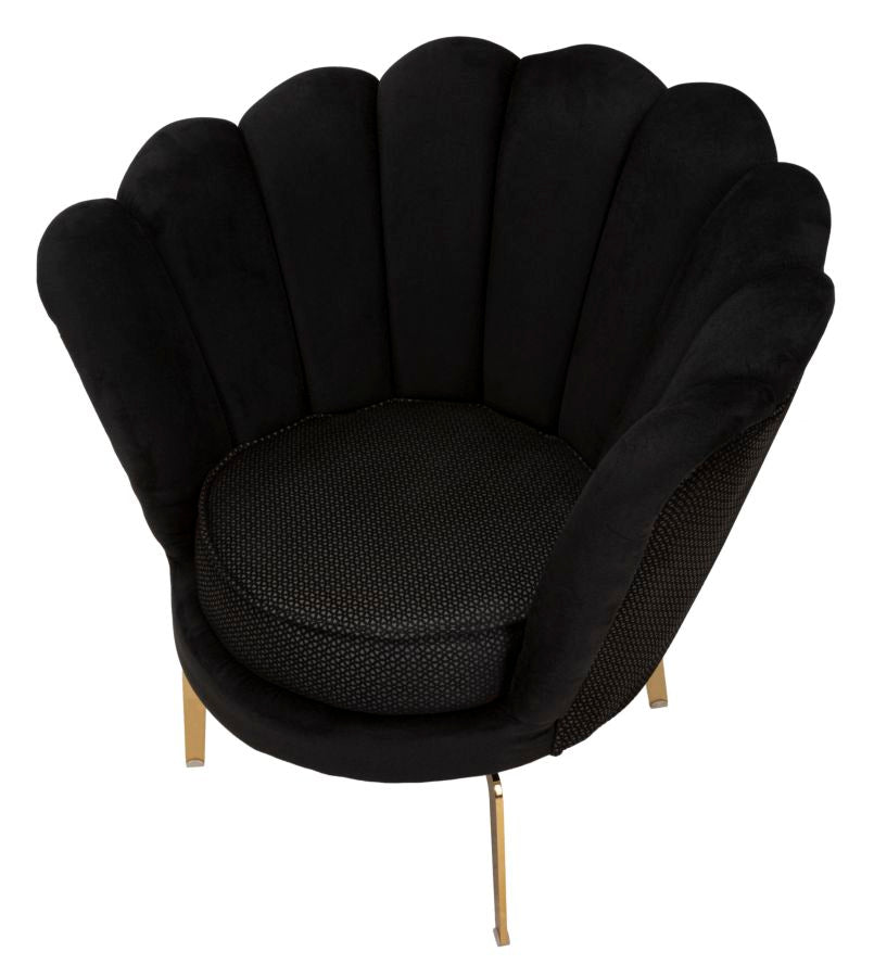 Mauro Ferretti Poltrona Vienna Plus Nera 83 x 76 x 78 cm