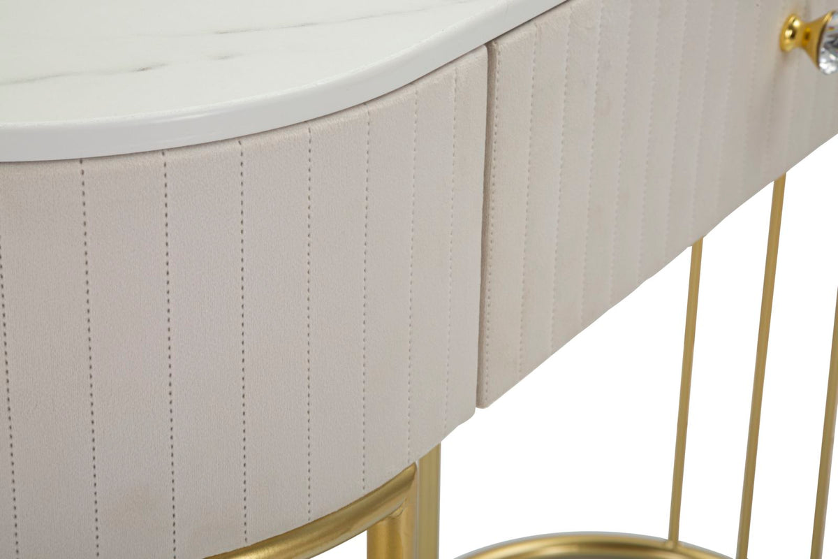 Mauro Ferretti Console Montpellier Crema 100 x 43 x 74 cm