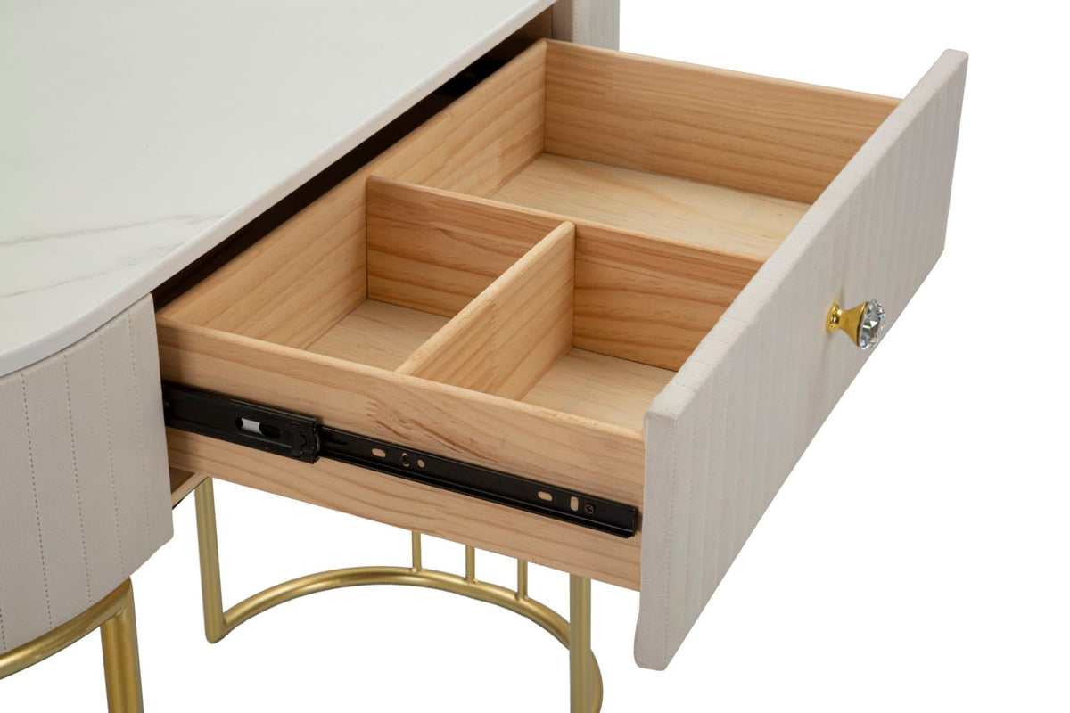 Mauro Ferretti Console Montpellier Crema 100 x 43 x 74 cm