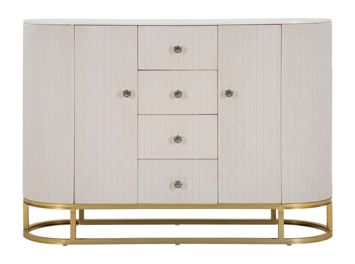 Mauro Ferretti Mobile Montpellier Crema 120 x 40 x 85 cm