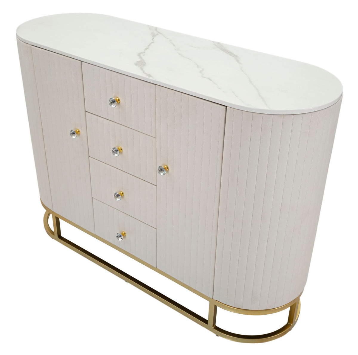 Mauro Ferretti Mobile Montpellier Crema 120 x 40 x 85 cm