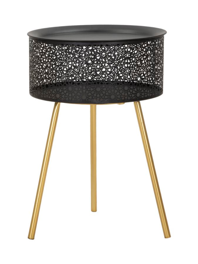 Mauro Ferretti Tavolinetto Blacky Ø 35 x 50 cm