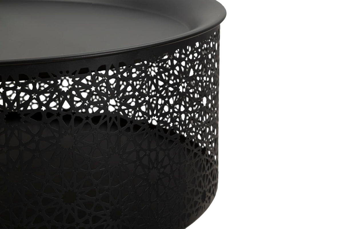 Mauro Ferretti Tavolinetto Blacky Ø 35 x 50 cm