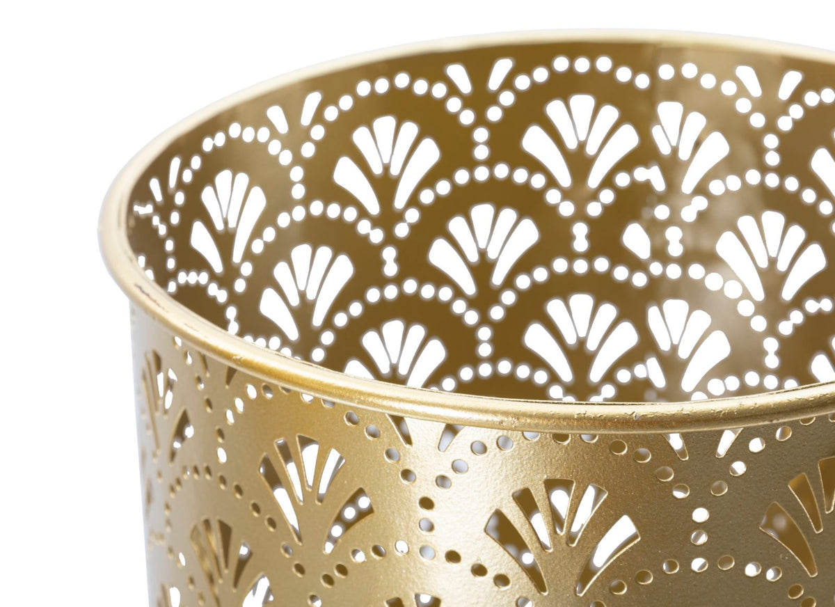 Mauro Ferretti Portavasi Golvy Stand Coppia -b- Ø 22 x 53-20 x 43 cm