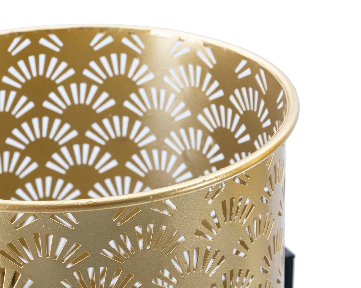 Mauro Ferretti Portavasi Glissy Stand Coppia -a- Ø 21 x 38-19 x 28 cm