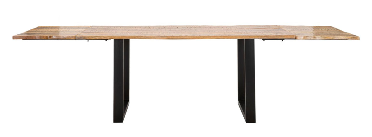 Mauro Ferretti Tavolo da Pranzo Edge All. 180 x 90 x 77-lunghezza Totale 280 cm (legno di Mango)