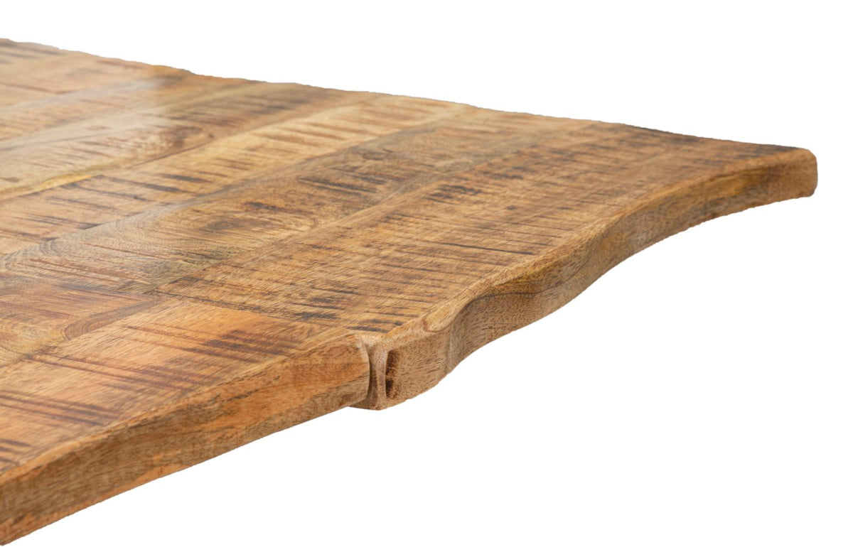 Mauro Ferretti Tavolo da Pranzo Edge All. 180 x 90 x 77-lunghezza Totale 280 cm (legno di Mango)