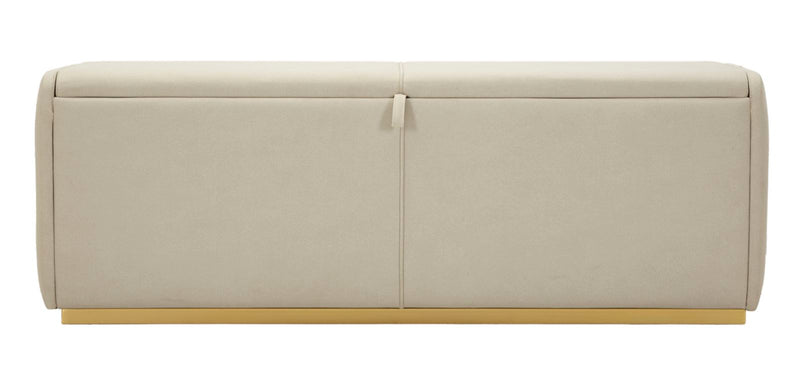 Panca c/contenitore beauty cm 130x45x45