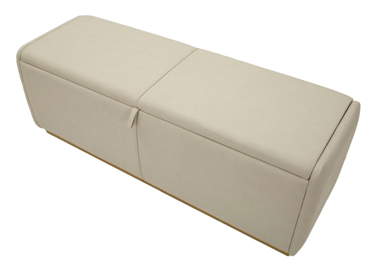Panca c/contenitore beauty cm 130x45x45