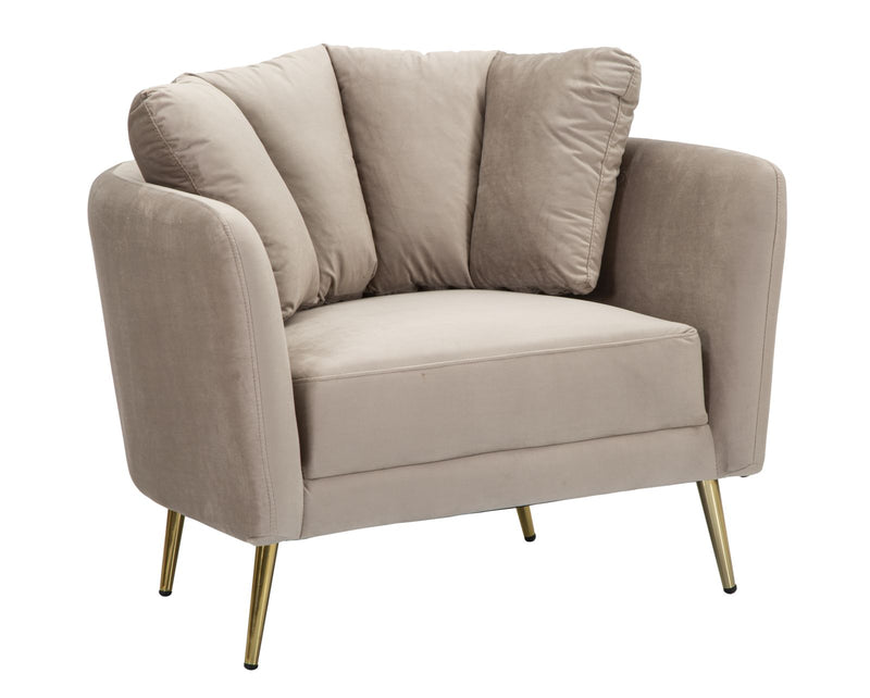 Mauro Ferretti Poltrona Kiev Grigia 88 x 77 x 74 cm