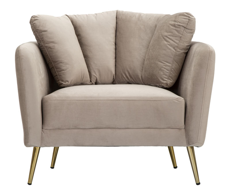 Mauro Ferretti Poltrona Kiev Grigia 88 x 77 x 74 cm